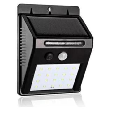 Imagem de Luminária Solar Arandela A Prova De Agua Placa Holofote - A.R Variedad