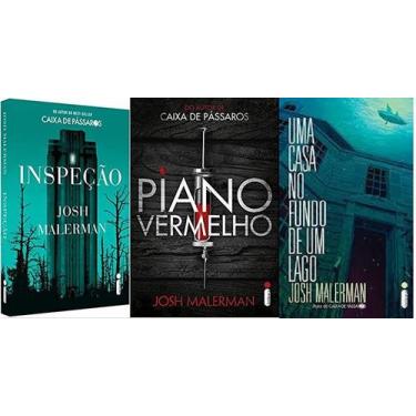 Imagem de KIT 3 LIVROS JOSH MALERMAN PIANO VERMELHO + Casa no Fundo de Um Lago +