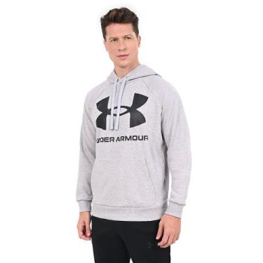 Imagem de Moletom de Treino Masculino Under Armour Rival Fleece Big Logo HD, Cin