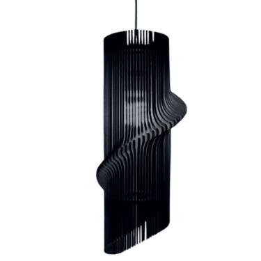 Imagem de Luminária Teto Tipo Pendente Maia Mdf - Completa Cor: Preta