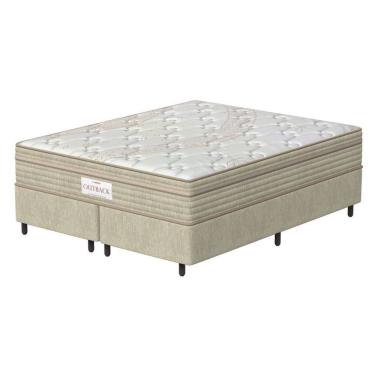 Imagem de Conjunto Box Queen Mola Ensacada Prodormir Outback New Bege