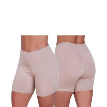 Imagem de Short Anágua Feminino Segunda Pele - Valen Modas, Chocolate, GG