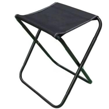 Imagem de Banco Banqueta Dobravel Banquinho Cadeira Portatil Acampamento Camping