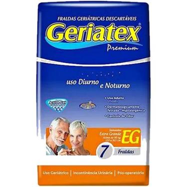 Imagem de Fralda Geriátrica Geriatex Premium Noturna Tam EG - 07 fraldas