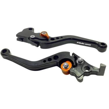 Imagem de Manete Esportivo Falcon Nx 400 Laser Exclusivo - Special Levers, Preto