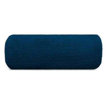 Imagem de MANTA FLANNEL SOLTEIRO 1,50m x 2,20m POLLO - Appel Home, Azul Classico