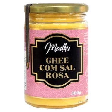 Imagem de Manteiga Ghee 300g Clarificada C/Sal Rosa do Himalaia - Madhu