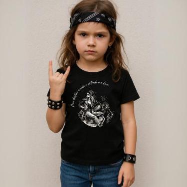 Imagem de Camiseta Infantil Unissex Estampada Meu Destino É Onde A Estrada Me Le