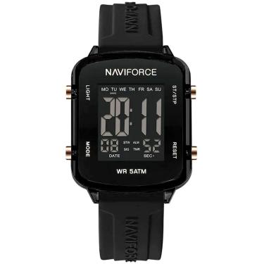 Imagem de Relógio Unissex Digital Esportivo Á prova D´agua Pulseria Silicone Tela Display LCD Casual