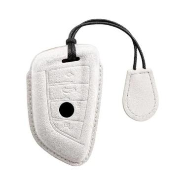 Imagem de BMW X1 X3 X5 X6 X7 1 3 5 6 7 Series Couro Carro Chave Remota Caso Capa