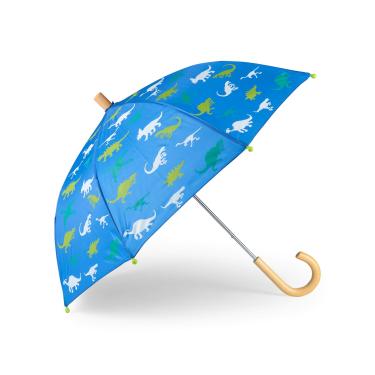 Imagem de Hatley Guarda-chuvas com estampa para meninos, Menagerie de dinossauros, tamanho nico