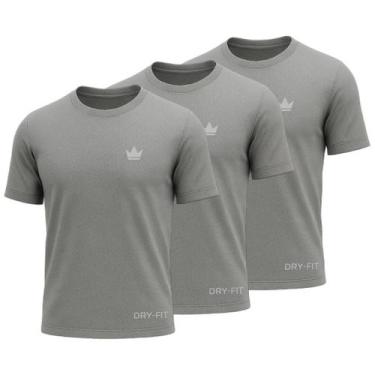 Imagem de Kit 3 Camisetas Dry Fit Masculina Treino Academia Corrida Ciclismo Bea