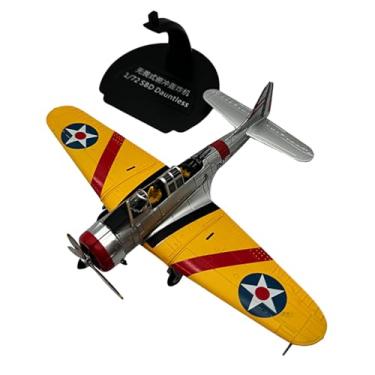 Imagem de EHJRE Modelo de Aeronave SBD Dauntless em Escala 1/72, Avião de Ataque para Prateleira de Casa E Quarto