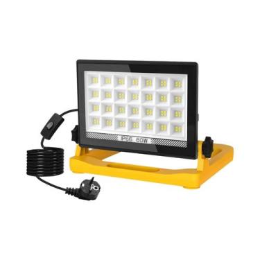 Imagem de Luz De Trabalho Portátil Dobrável Super Brilhante De 60W 5400LM Com 11