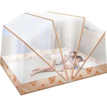 Imagem de Cama De Rede Mosquiteira Dobrável Portátil Para Acampamento Barraca De Mosquito Portátil Para Viagem Em Casa Ti Dobrável Para Crianças Adulto, H, 160 * 190CM