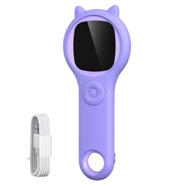 Imagem de Rrlihjgu Microscópio Portátil Para Crianças Tela De 5 Cm 500x,Microscópio Portátil Infantil | Com Lupa de Pegada Ergonómica Educativa para Experiências Biológicas ao Ar Livre