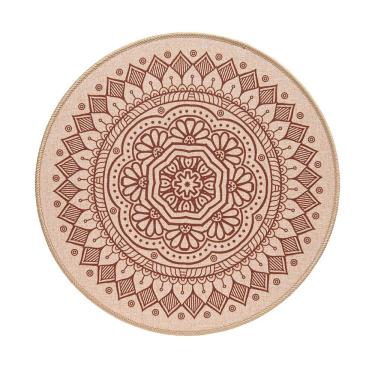 Imagem de Jogo Americano Copa E Cia Avulso Liva Circular Print Mandala Areia