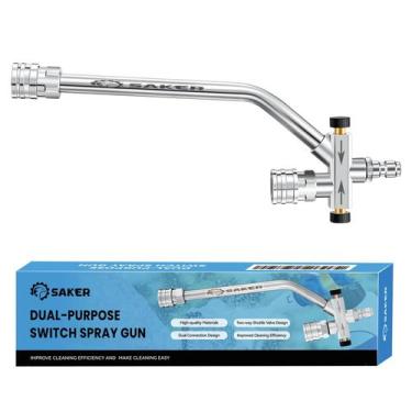 Imagem de Acessório de conector duplo Foam Cannon Saker para lavadora de alta pr
