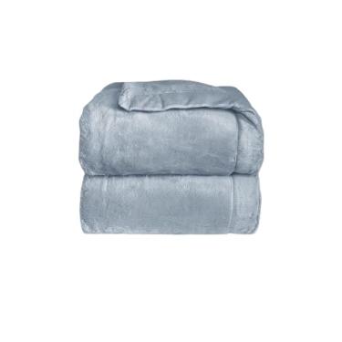 Imagem de Cobertor Donna Laço Bebê Plush Cosy Azul