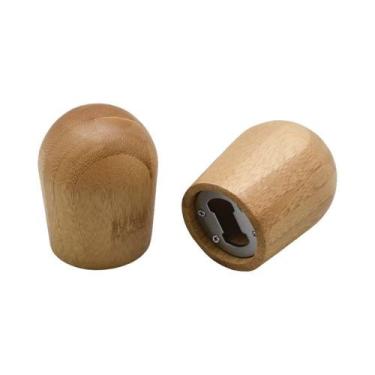 Imagem de Abridor De Garrafas Oikos Em Bambu Natural Minimalista