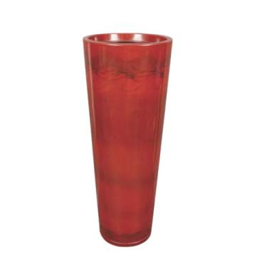 Imagem de Vaso de Planta Decorativo em Polietileno Vasos para Plantas Grandes Coluna Luxo Moderno Casa e Jardim(3,vermelho marmorizado)