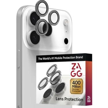 Imagem de ZAGG IS-GLEL AR E CameraRings-Apple-Basin/Zion/16PPM/15PPM-SLVGLT Protetor de lente de câmera de telefone
