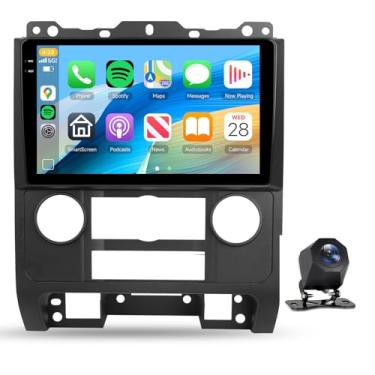 Imagem de [4 + 128 G] Estéreo automotivo para Ford Escape/para Mazda Tribute 2007-2012 sem fio Carplay Android Auto, rádio com tela sensível ao toque de 22.9 cm, Android/GPS/WiFi/EQ DSP/UI/Bluetooth5.0/SWC