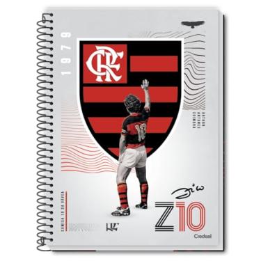 Imagem de Caderno Universitário Capa Dura Espiral 1 Matéria 80 Folhas Zico - Cert. FSC