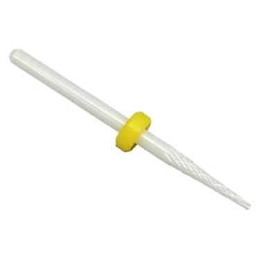 Imagem de 1 peça de brocas de cerâmica para unhas, cortador rotativo, aparelho de limpeza para manicure, acessórios de máquina de trituração de unhas, ferramentas de gel de unhas