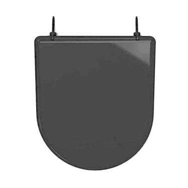 Imagem de Assento Vaso Sanitário Calypso Incepa Almofadado Preto Durin