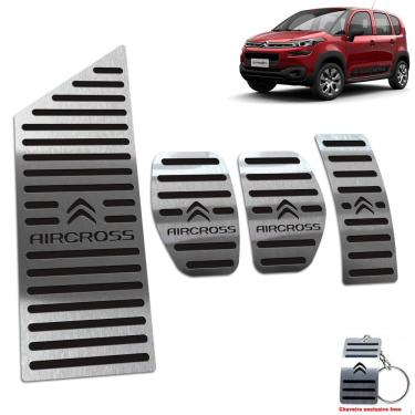 Imagem de Pedaleira Manual + Descanso Aircross 2017 A 2020 Preto