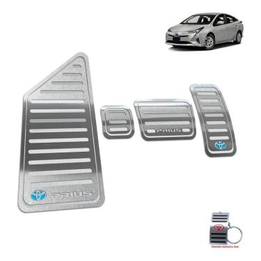 Imagem de Pedaleiras Com Descanso De Pé Toyota Prius 2016 A 2020 Prata