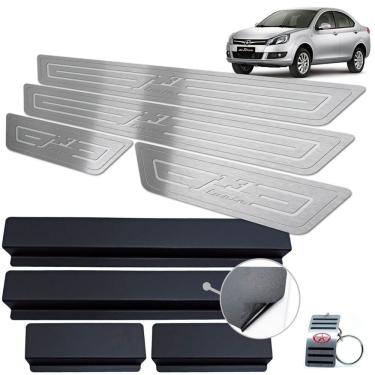 Imagem de Soleira Aço Inox Jac J3 Turin 2011 A 2015 Prata Baixo Relevo