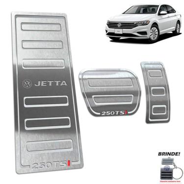 Imagem de Descanso de Pé + Pedaleira Jetta 250 Tsi 2018 19 2020 Prata