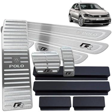 Imagem de Descanso Pedaleira Automático Soleiras Polo R-Line Prata BR