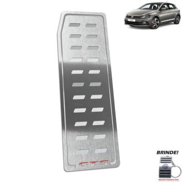 Imagem de Descanso de Pé Gravação em Prata Polo GTS Aço inox