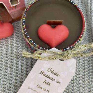 Imagem de Vela na Lata Casa da Vó 70g - Bolo de Chocolate Belga e Erva Doce - Mã