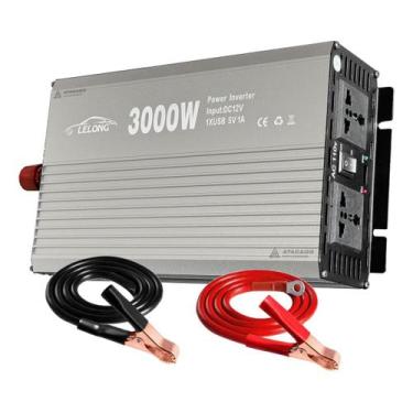 Imagem de Inversor 12v Para 220v ou 110 3000w Conversor Tensão Veicular - Lelong