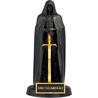 Imagem de Estátua Exu Guardião Imagem Umbanda Candomblé (Cor Aurum Noctis)