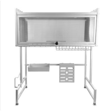 Imagem de Escorredor de Pratos Organizador Pia Suspenso Armario - Anticorrosão Modelo Premium. (BRANCO)