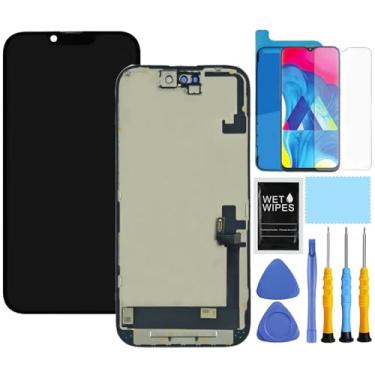 Imagem de ZTOOYO Para iPhone 16 Substituição para iPhone 16 Kit de substituição para iPhone 16 Tela LCD digitalizador A3287 A3081 A3286 A3288 Montagem de tela sensível ao toque com ferramentas de reparo 15.5 cm