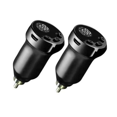 Imagem de Fonte Tatuagem Sem Fio Wireless Thunderlord Preta - 2 Unidades - no-br