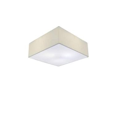 Imagem de Plafon Para Banheiro Quadrado SB-3000 Cúpula Cor Branco - Vivare