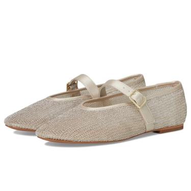 Imagem de Steve Madden Sapatilha feminina Dreaming Ballet, Malha dourada clara, 41