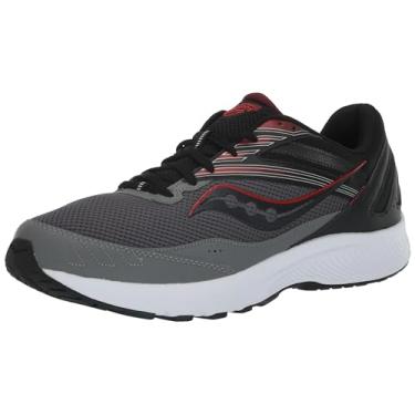 Imagem de Saucony Tênis de corrida masculino Cohesion 15, Carvão/Vermelho, 10