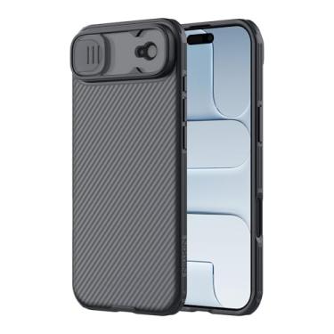 Imagem de Nillkin Capa para iPhone Air com capa de câmera deslizante, ajuste fino, proteção à prova de choque, proteção de privacidade, capa de telefone protetor de lente para câmera iPhone Air 6,5 polegadas
