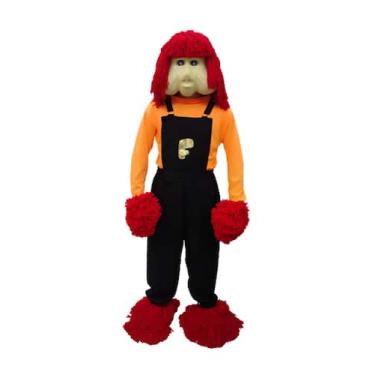 Imagem de Fantasia Fofão Completo,Fibra,Mascote,Trenzinho da Alegria,Novo,Palhaç