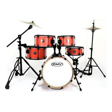 Imagem de Bateria Rmv Smart Pro 10 12 14 20 14cx Sem Pratos Vermelha