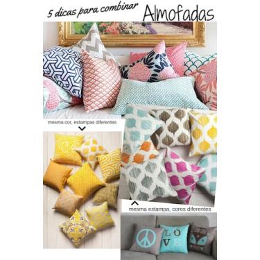 Imagem de Almofadas para sofa - Floral, Azul