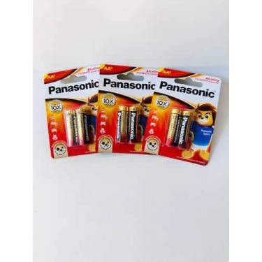 Imagem de Pilha Panasonic Alcalina Aa c/2 kit com 3 cartelas